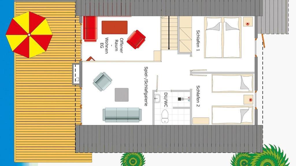 Ferienhaus Mit Wasserterrasse - Mit Sauna Und Kamin - Inklusive Nebenkosten Вендіш-Ріц Екстер'єр фото