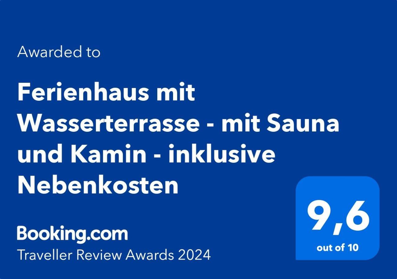 Ferienhaus Mit Wasserterrasse - Mit Sauna Und Kamin - Inklusive Nebenkosten Вендіш-Ріц Екстер'єр фото